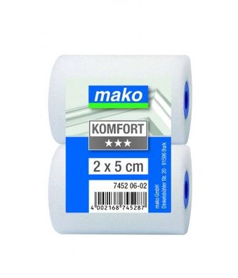 Mako Komfort Lack Ersatzwalze 5cm Superfein Nr. 745206 Schaumstoffwalze, Lackwalze