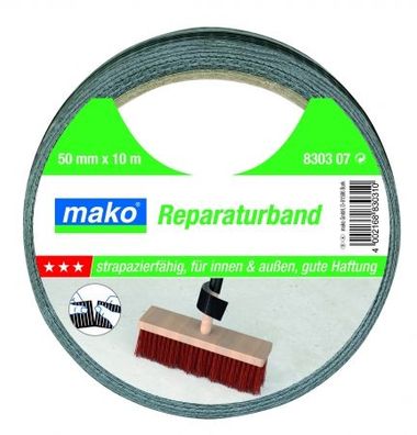 Mako Reparaturband schwarz 50mm x 10m Abdichtklebeband Bündel Klebeband Nr.830307