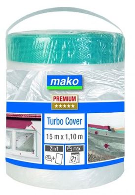 Mako Turbo Cover Abdeckfolie Ersatzrolle 550mm x 15m Nr. 839105