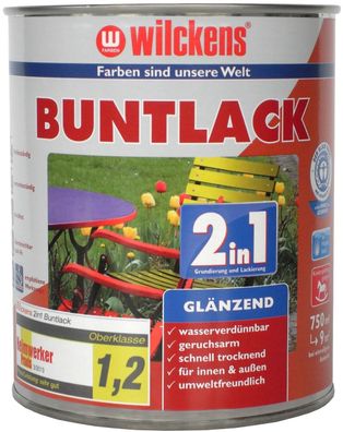 Buntlack 2in1 Grundierung + Lack Schutzlack Farbe glänzend Silbergrau RAL 7001