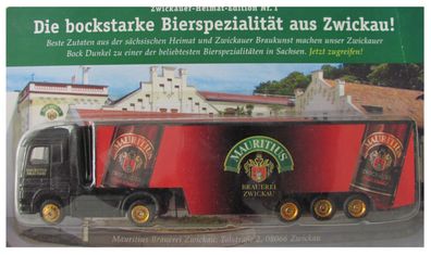 Mauritius Brauerei Nr.37 - Zwickauer Bock Dunkel - MB Actros - Sattelzug