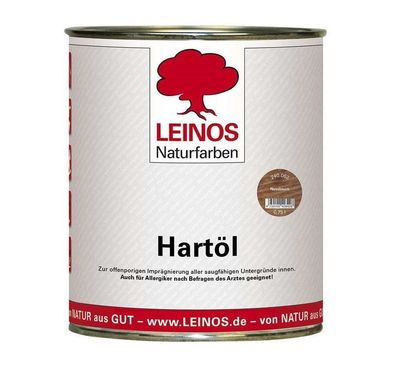 Leinos Hartöl Farbig 240 750 ml