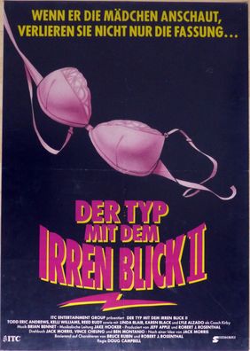 Der Typ mit dem irren Blick II - Original Kinoplakat A1 - Teasermotiv - Filmposter