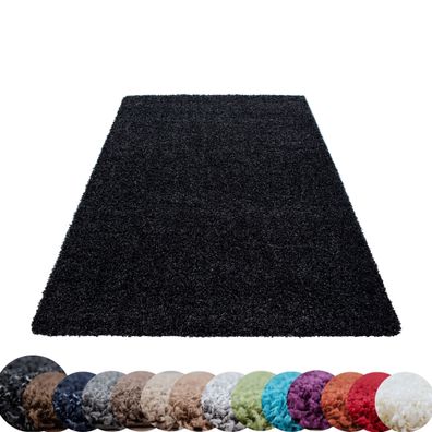 Shaggy Hochflor Teppich Carpet - Farben und Größen Wohnzimmer Neu Top Angebot!