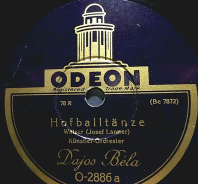 DAJOS BÉLA "Traumideale / Hofballtänze" Odeon 1929 78rpm 10"