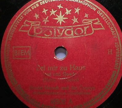 Friedel HENSCH "Bei mir zu Haus / Alle kleinen Englein" Polydor 78rpm 10"