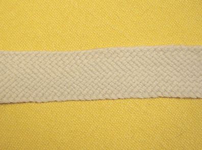 Borte Hutband Wollborte beige 3 cm breit Rest 3,1 Meter