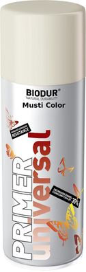 Biodur Grundierung Lackspray Rostschutz Rostprimer Haftgrund Autolack Farbe Weiß Matt