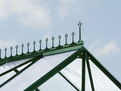 Firstkrone, smaragd Vitavia Gewächshaus EPH Pergart Zubehör Dach Krone Treibhaus