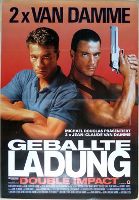 Geballte Ladung - Original Kinoplakat A0 - Jean-Claude Van Damme - Filmposter