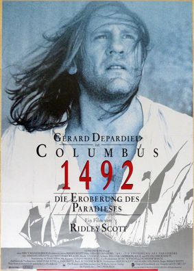 1492 - Die Eroberung des Paradieses - Orig Kinoplakat A1 -Gérard Depardieu-Filmposter