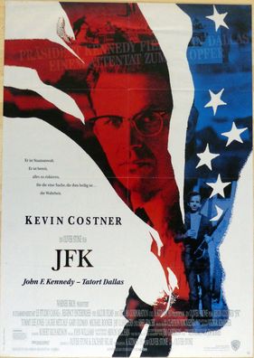 JFK - Tatort Dallas - Original Kinoplakat A1 - Kevin Costner - Filmposter
