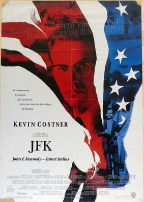 JFK - Tatort Dallas - Original Kinoplakat A1 - Kevin Costner - Filmposter*