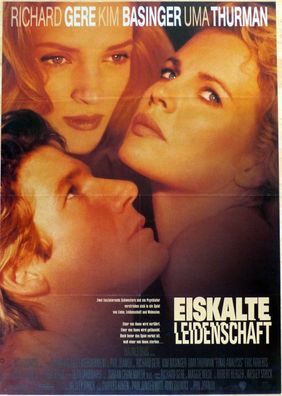 Eiskalte Leidenschaft - Original Kinoplakat A1- Richard Gere Kim Basinger- Filmposter