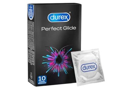 Durex Perfect Glide Kondome - 40 Extra befeuchtete Kondome (4 x 10 Stück)