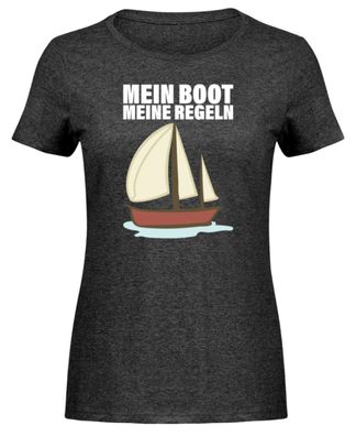 MEIN BOOT MEINE REGELN - Damen Melange Shirt