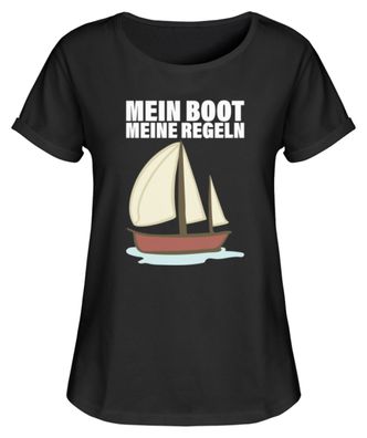 MEIN BOOT MEINE REGELN - Damen RollUp Shirt