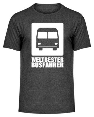 Weltbester Busfahrer - Herren Melange Shirt