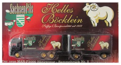 Sachsen Pils Nr. O002 - Helles Böcklein - MAN F2000 - Hängerzug