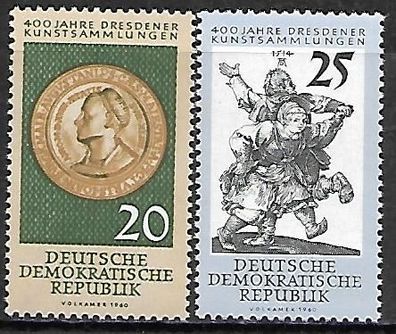 DDR postfrisch Michel-Nummer 791-792