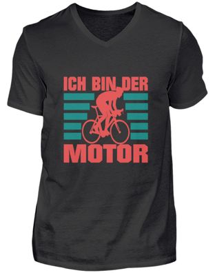 ICH BIN DER MOTOR - Herren V-Neck Shirt