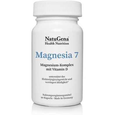 NatuGena Magnesia 7 Made in Germany 90 Kapseln HPMC vegan