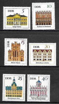 DDR postfrisch Michel-Nummer 1245-1250