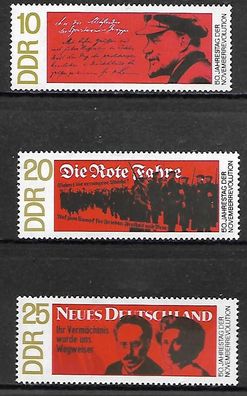 DDR postfrisch Michel-Nummer 1417-1419