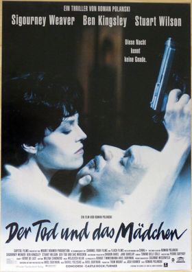 Der Tod und das Mädchen - Original Kinoplakat A1- Sigourney Weaver - Filmposter