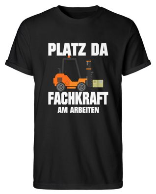 PLATZ DA Fachkraft AM Arbeiten - Herren RollUp Shirt