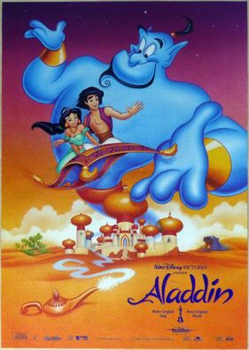 Walt Disney´s: Aladdin - Original Kinoplakat A3 - Hauptmotiv - Filmposter