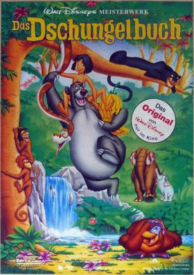 Walt Disney´s: Das Dschungelbuch - Original Kinoplakat A3 - 1993 - Filmposter