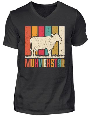 Muhviehstar - Herren V-Neck Shirt