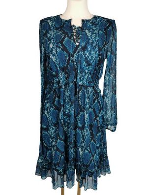 Aniston Partykleid, blau bedruckt, Gr. 40