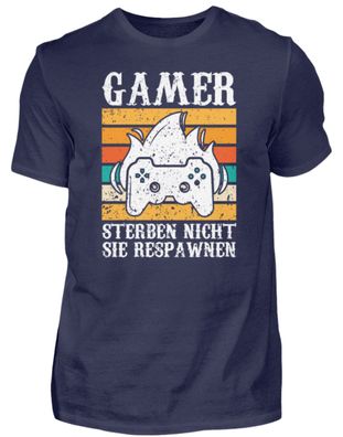 GAMER Sterben NICHT SIE Respawnen - Herren Premium Shirt-QLAEKVU3