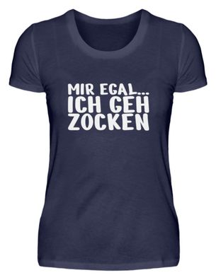 MIR EGAL... ICH GET ZOCKEN - Damen Premiumshirt