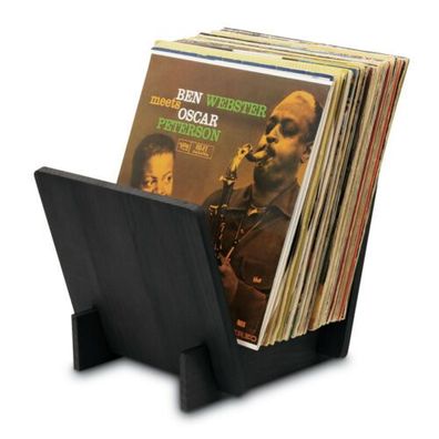 Dynavox Vinyl LP Ständer ST40 Kiefernholz schwarz für 40 Schallplatten 207699