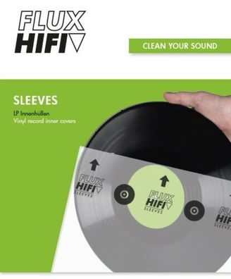 FLUX-HiFi Record Sleeves Schallplattenhüllen LP Innenhüllen 50 Stück