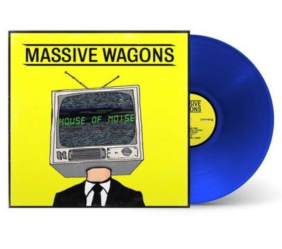 Massive Wagons House Of Noise LTD 1LP Blue Vinyl 2020 Earache Records MOSH635LP