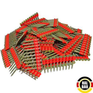 Betonnägel 38mm Stahlnägel für Befestigung ø3,0-2,6, 3000Stück magaziniert HB42
