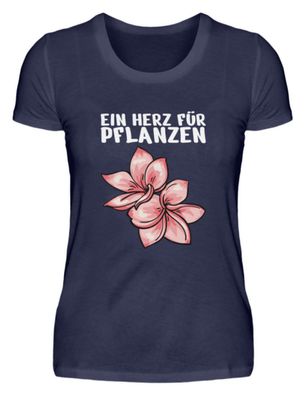EIN HERZ FÜR Pflanzen - Damen Premiumshirt