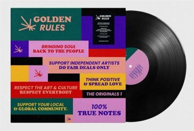 Golden Rules The Originals 1 LTD 1LP Vinyl 2021 GRLP001