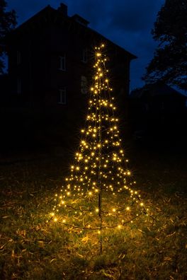 Galaxy LED Tannenbaum 200cm mit 240 warmweißen und 60 blinkenden LED