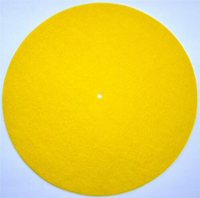 Pro-Ject Slipmat Plattentellerauflage Filzmatte 270 mm Gelb Yellow 1940775002