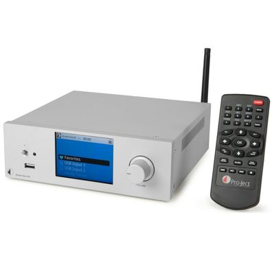 Pro-Ject Stream Box RS HiFi Audio Streamer, Internetradio & D/ A-Wandler silber