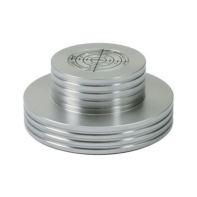 Dynavox Plattenspieler-Stabilizer Auflagegewicht PST300 silber mit Libelle 300g