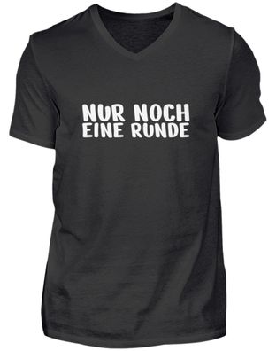 NUR NOCH EINE RUNDE - Herren V-Neck Shirt