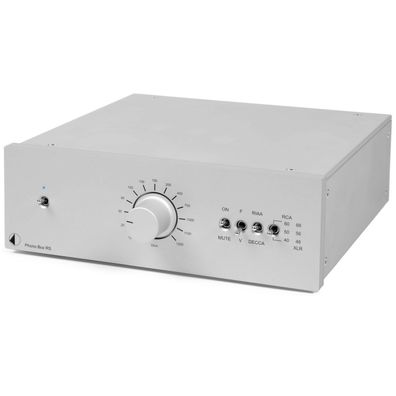 Pro-Ject Phono Box RS - Highend Phono Vorverstärker (MM / MC) Silber