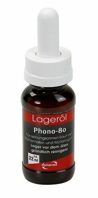 Dynavox Lageröl Phono-80 Spezielles Plattentellerlageröl 22ml 205040