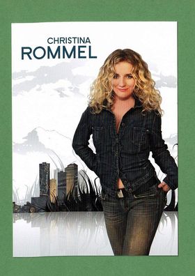 Christina Rommel (Deutsch Pop / Rock ) - Autogrammkarte